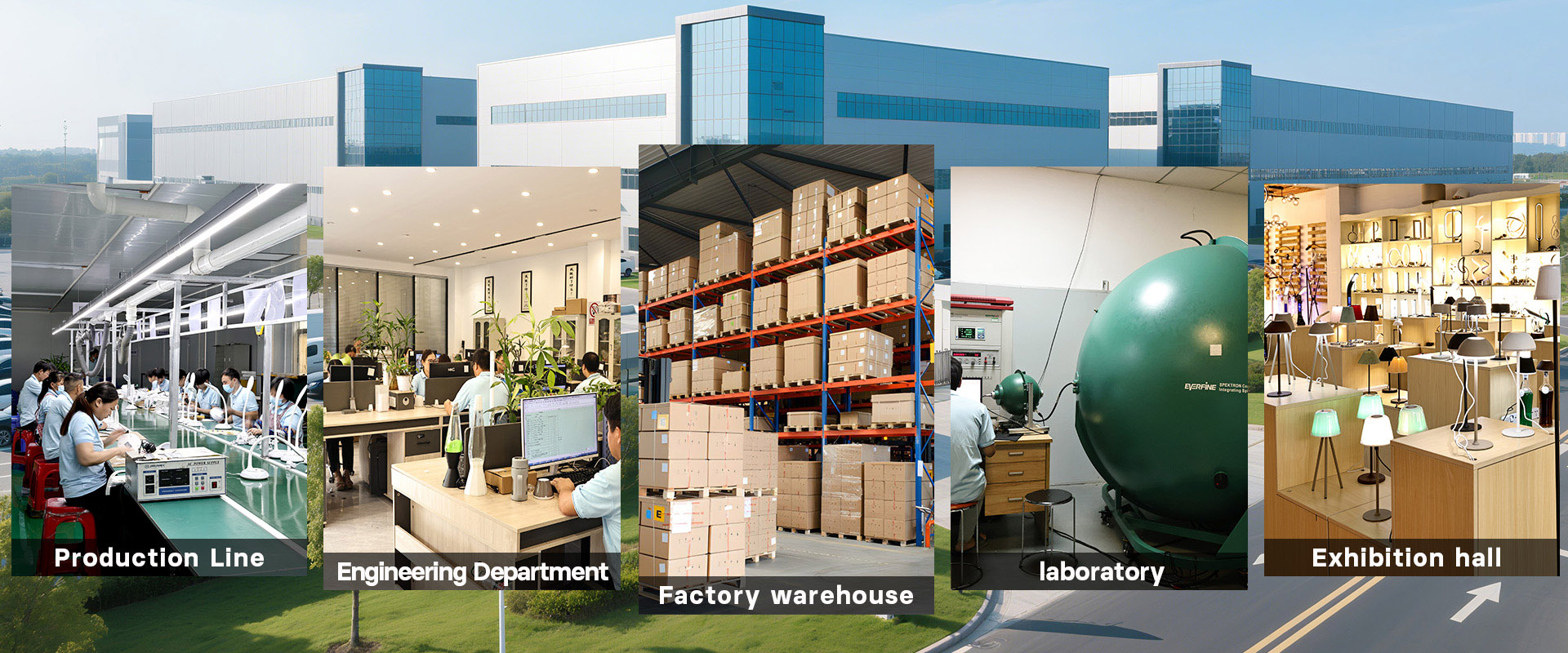 Gnybtų lempų gamykla