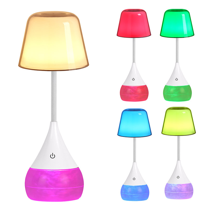 Elegancija ir inovacijos LED stalo lemputė su RGB forma