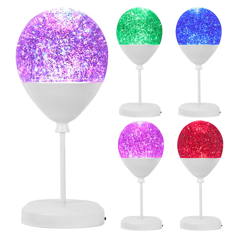 Blizgučiai RGB žaislai šviesa su puodelio atspalviu