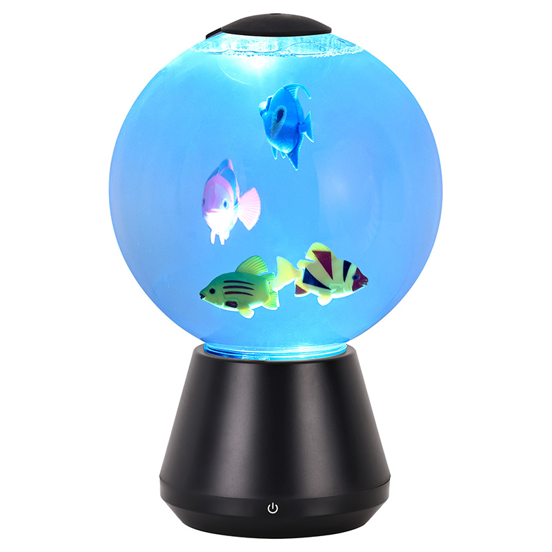 LED animacinė žuvies gaublio lempa
