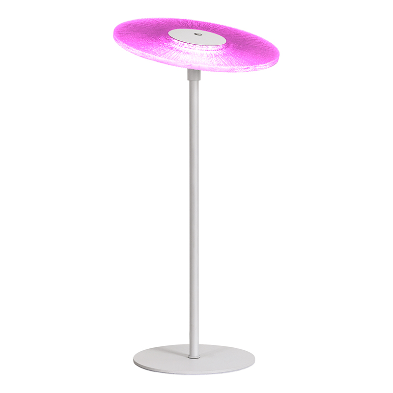 Moderni LED stalinė lempa su RGB gaubtu