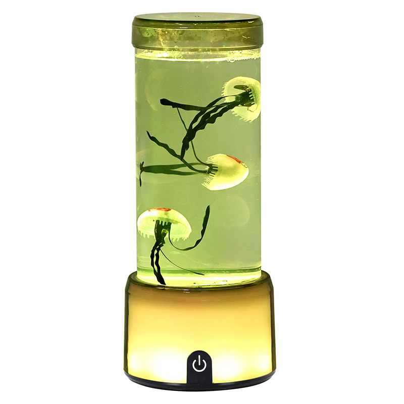 RGB LED juoda medūzos lempa